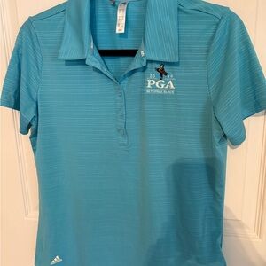 adidas Turquoise PGA Bethpage Polo